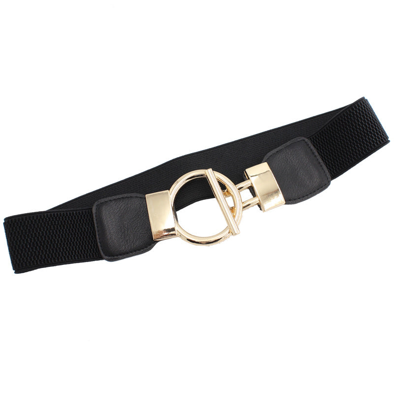 Elastic Waistband Slim Waist Cincher Skirt Waistband Elastic Belt Skirt Accessory