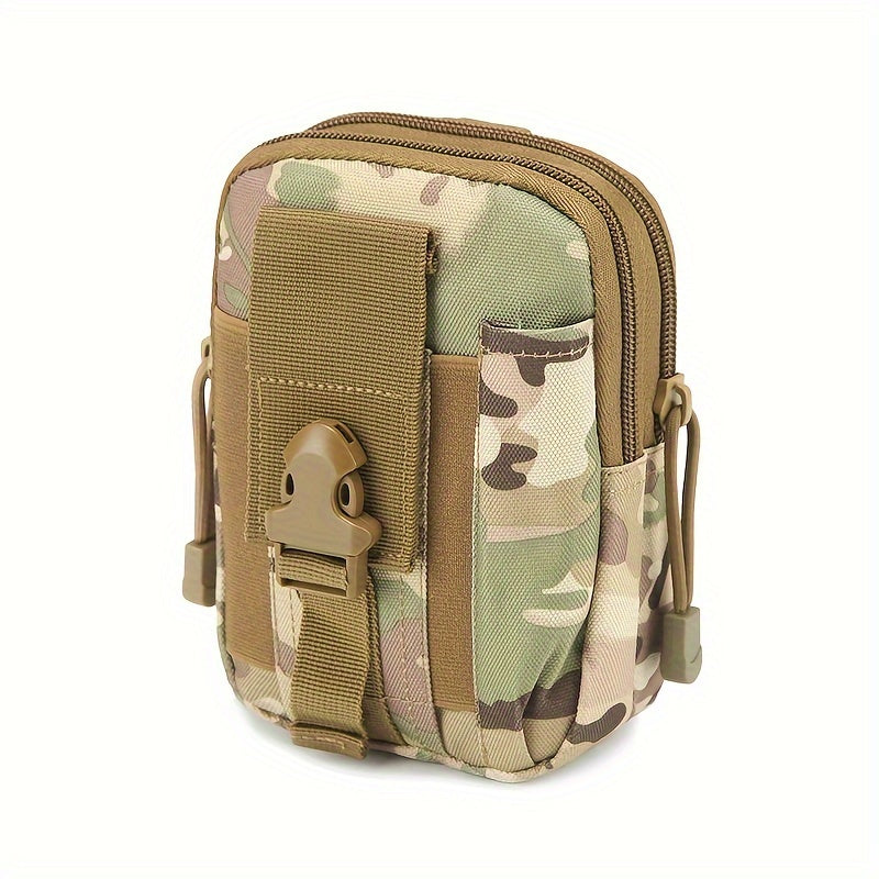 Men's Tactical Slim Fanny Pack - High Quality Oxford Fabric, Adjustable Straps, Multiple Pockets for Smartphones, Wallets & Keys, Ideal for Travel, Hiking & Outdoor Sports