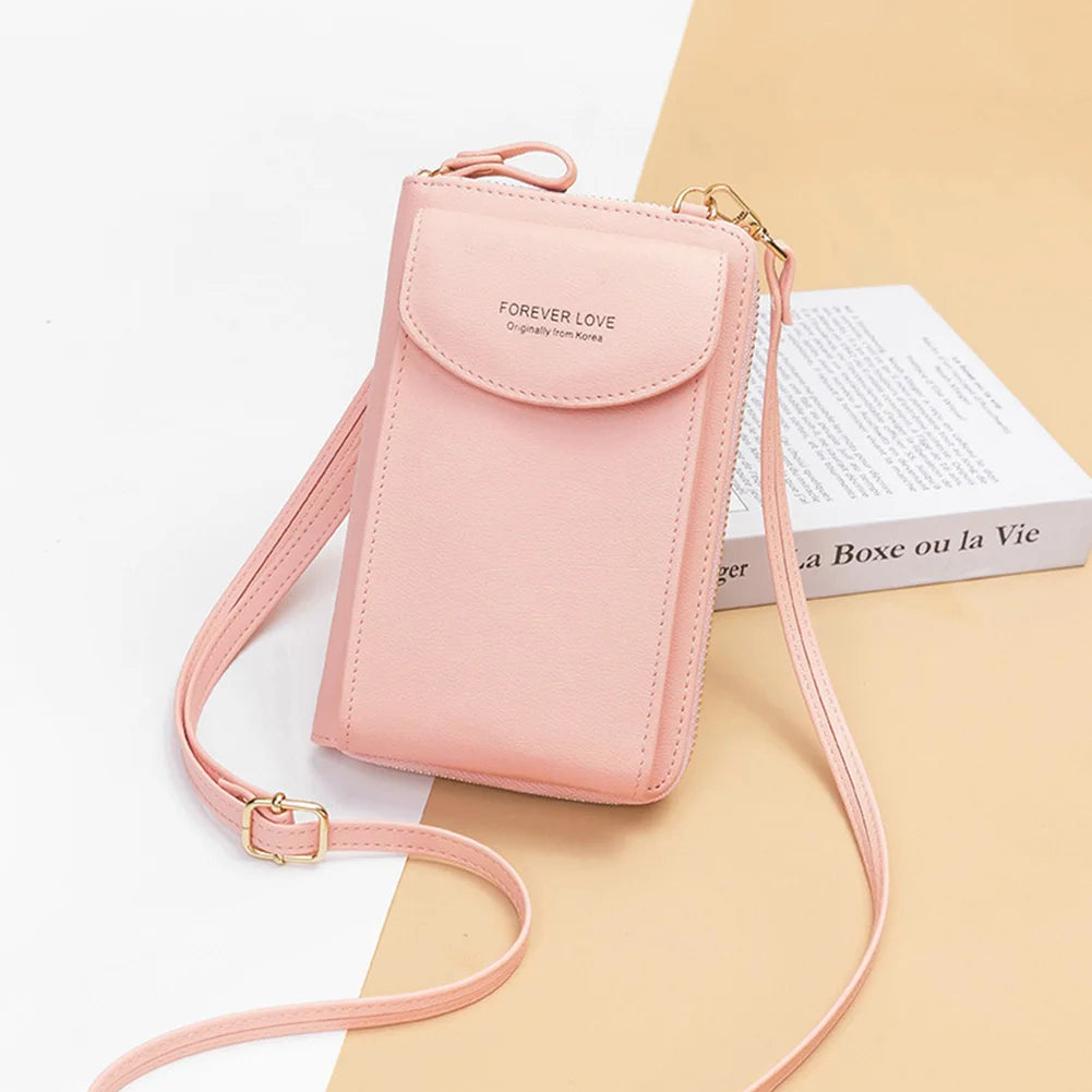 Vintage Women PU Leather Shoulder Bag Casual Ladies Flap Crossbody Phone Bags
