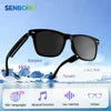 SENBONO E13 AI Translate Smart Sunglasses Wireless Hands-Free Call Music Smart Sport BT Sunglasses OutdoorAI Smart Glasses