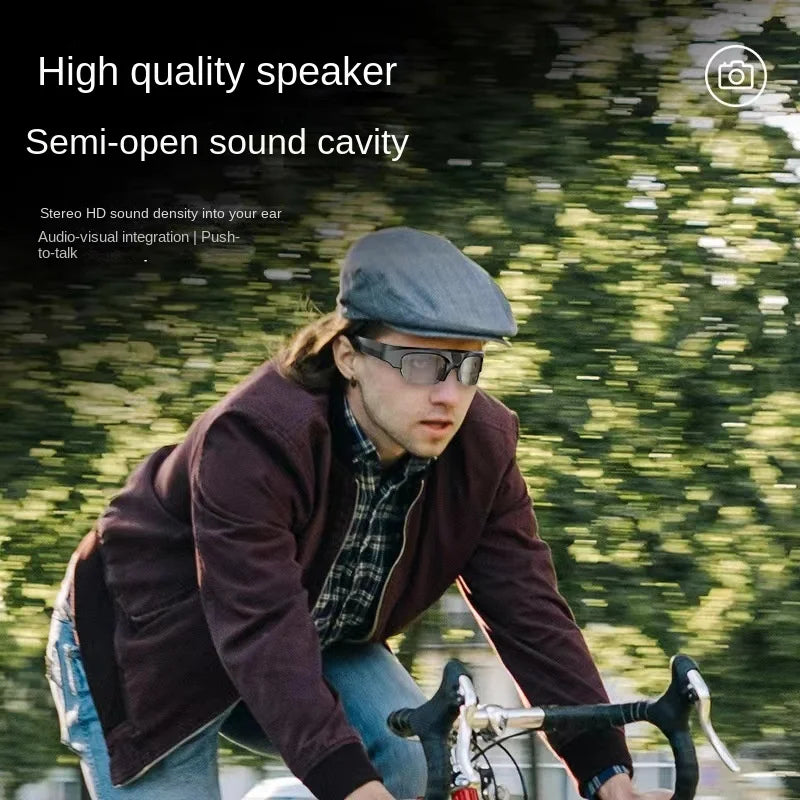 Multi-function 2K Video Recording Wireless Sunglasses Camera Sports Calling Smart Glasses with HD Camera