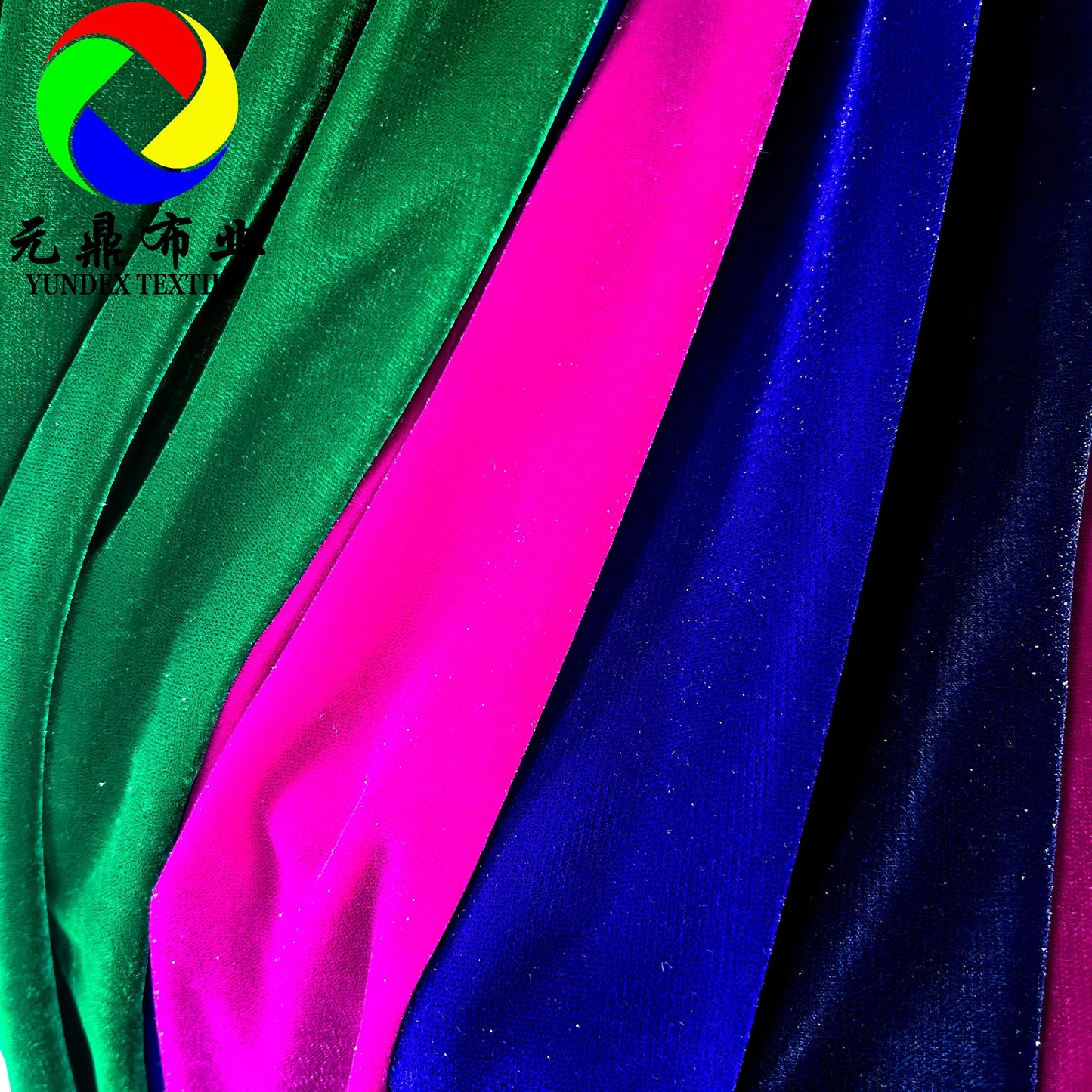 WholeSale Manufacture Ready Goods 44" Superior Metallic Micro Velvet 5000 Fabric for Fashionable Dress