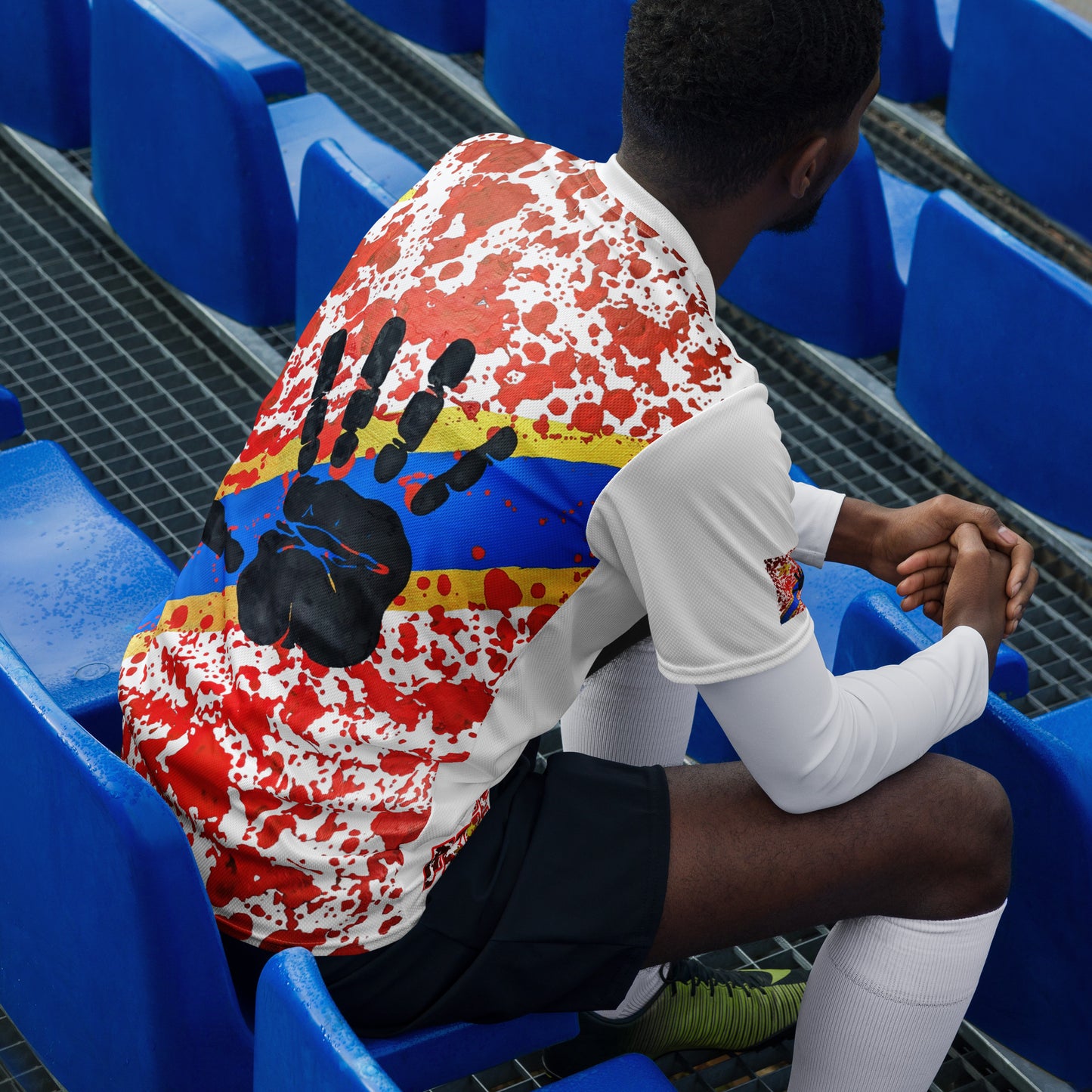 Free Congo unisex sports jersey white