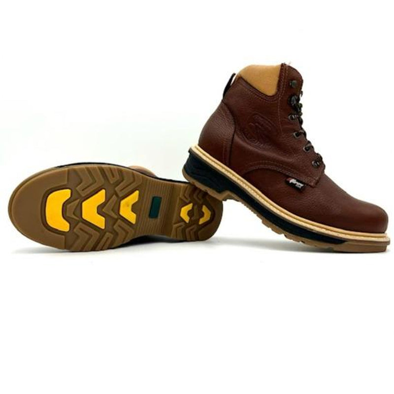 Industrial Work Boots, Oil-Slip Resistant, Anti-Fatigue Sole, Classic Style, Welt Construction Leather Footwear Deli