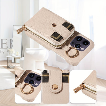 Phone Case Cover Anti-Fall Card Holder Crossbody Bag, For IPhone 15/15Plus/15Pro/15ProMax, IPhone 14/14Plus/14Pro/14ProMax, With Hook, With Long Lanyard Multifunctional Zipper Card Storage Leather Phone Case Cover