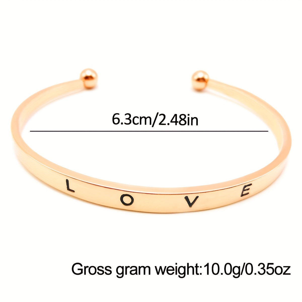 1pc/2pcs/set Women's Watch Hiphop Golden Fashion Quartz Watch & Love Bangle, Valentines Gift For Her