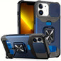 Heavy-Duty Shockproof Phone Case with a Metal Stand And Card Slot, Compatible with for iphone 17 Pro Max, 16 Pro Max, 15 Pro Max, And 14 Pro Max.