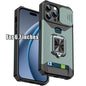 Heavy-Duty Shockproof Phone Case with a Metal Stand And Card Slot, Compatible with for iphone 17 Pro Max, 16 Pro Max, 15 Pro Max, And 14 Pro Max.