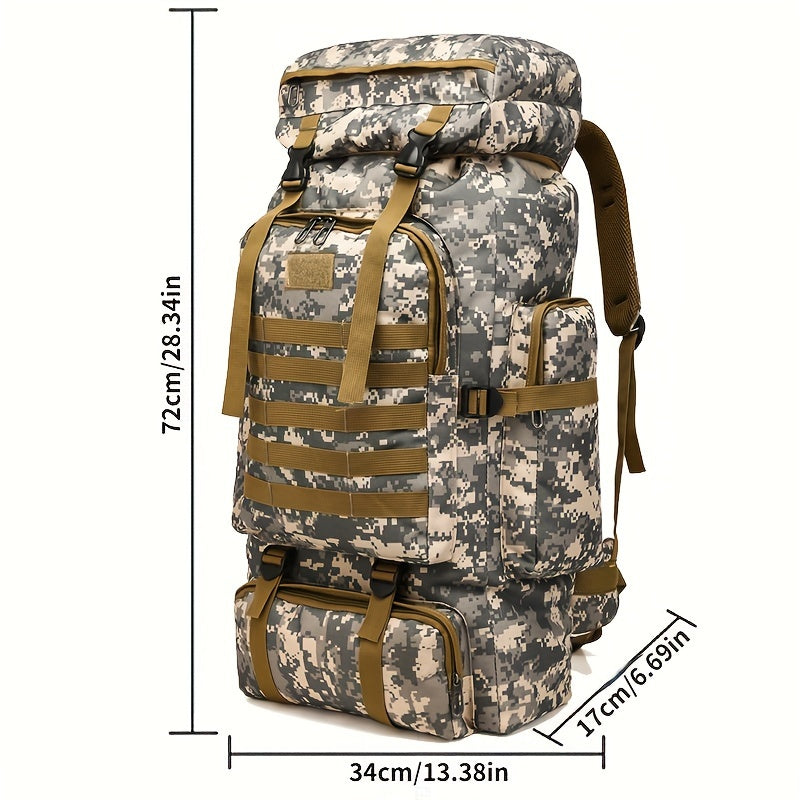 1pc Outdoor Backpack for Camping and Hiking Travel Backpack Mens Backpacks -Great Gift Idea