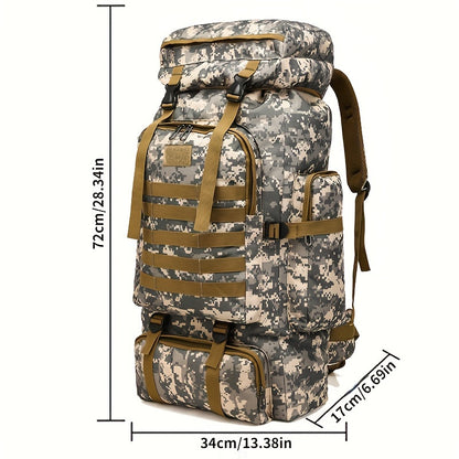 1pc Outdoor Backpack for Camping and Hiking Travel Backpack Mens Backpacks -Great Gift Idea