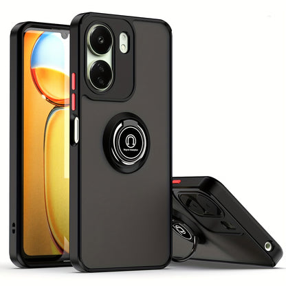 Shockproof Case For Xiaomi For Redmi 13C 12C 12 4G 12 5G Back Phone Case Cover With Car Holder