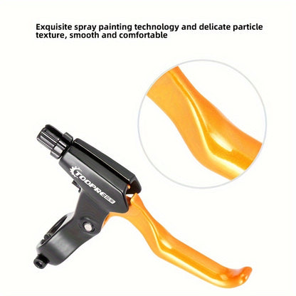 Ultra Light Mountain Bike Brake Handle - V Brake/Disc Brake, Aluminum Alloy Hydraulic Disc Brake for Smooth Stopping Power