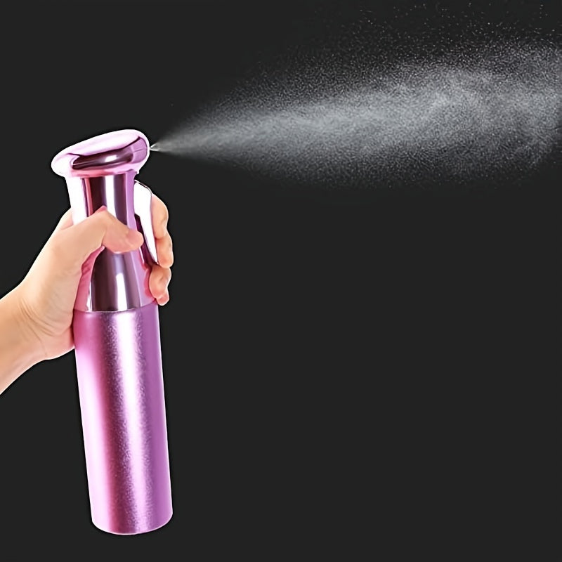 [Automatic Spray Bottle] 1pcs Automatic High-pressure 300ml Electroplating Continuous Spray Bottle | Hairdressing Alcohol Disinfection Spray Bottle