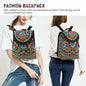 GUDAOBELL Vintage Embroidered Women's Backpack, Ethnic Style Travel Daypack  Bag, Tote Shoulder Bag