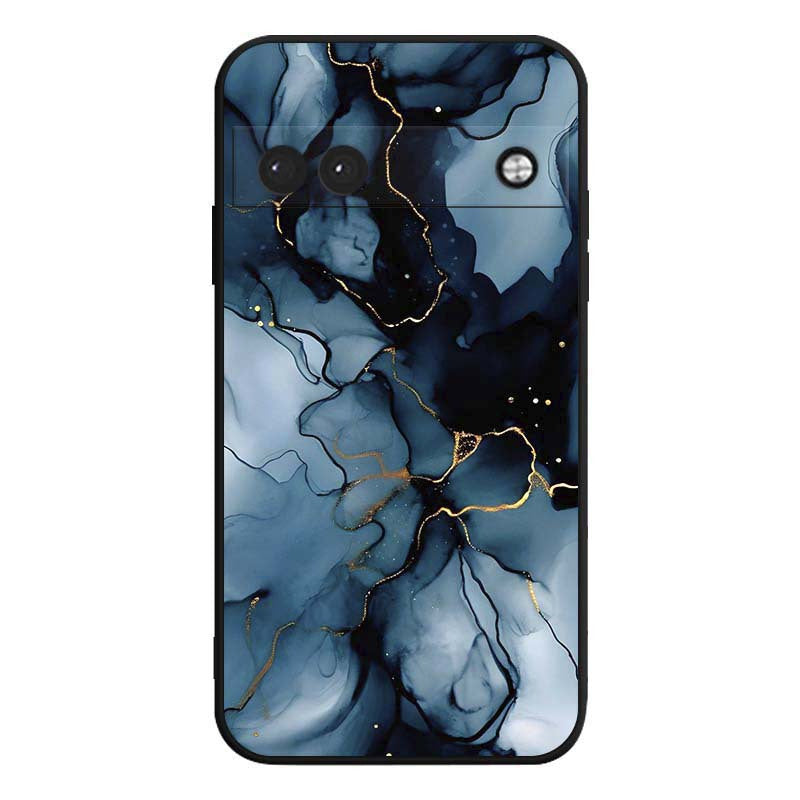 Ultra-Thin Marble Pattern TPU Phone Case - Soft Shockproof, Silicone Protective Cover with Precise Cutouts - Compatible with Google Pixel 6, 6a, 7, 8, 7a Pro Models