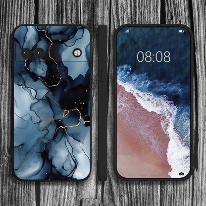 Ultra-Thin Marble Pattern TPU Phone Case - Soft Shockproof, Silicone Protective Cover with Precise Cutouts - Compatible with Google Pixel 6, 6a, 7, 8, 7a Pro Models