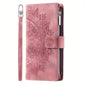 PU Leather Flip Wallet Phone Case For iPhone 15 14 13 12 Mini 11 Pro X XS Max XR 8 7 Plus SE 5G 2022 2023 Zipper Card Slots Magnetic Wrist Strap Cover