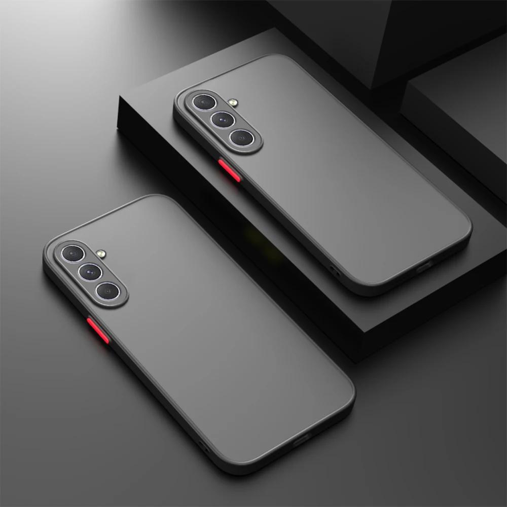 Ultra-Thin Matte Phone Case - Basic Cases for Samsung A15 5G with Shockproof Bumper, Hard Protective Cover, and Scratch-Resistant Design for Everyday Protection