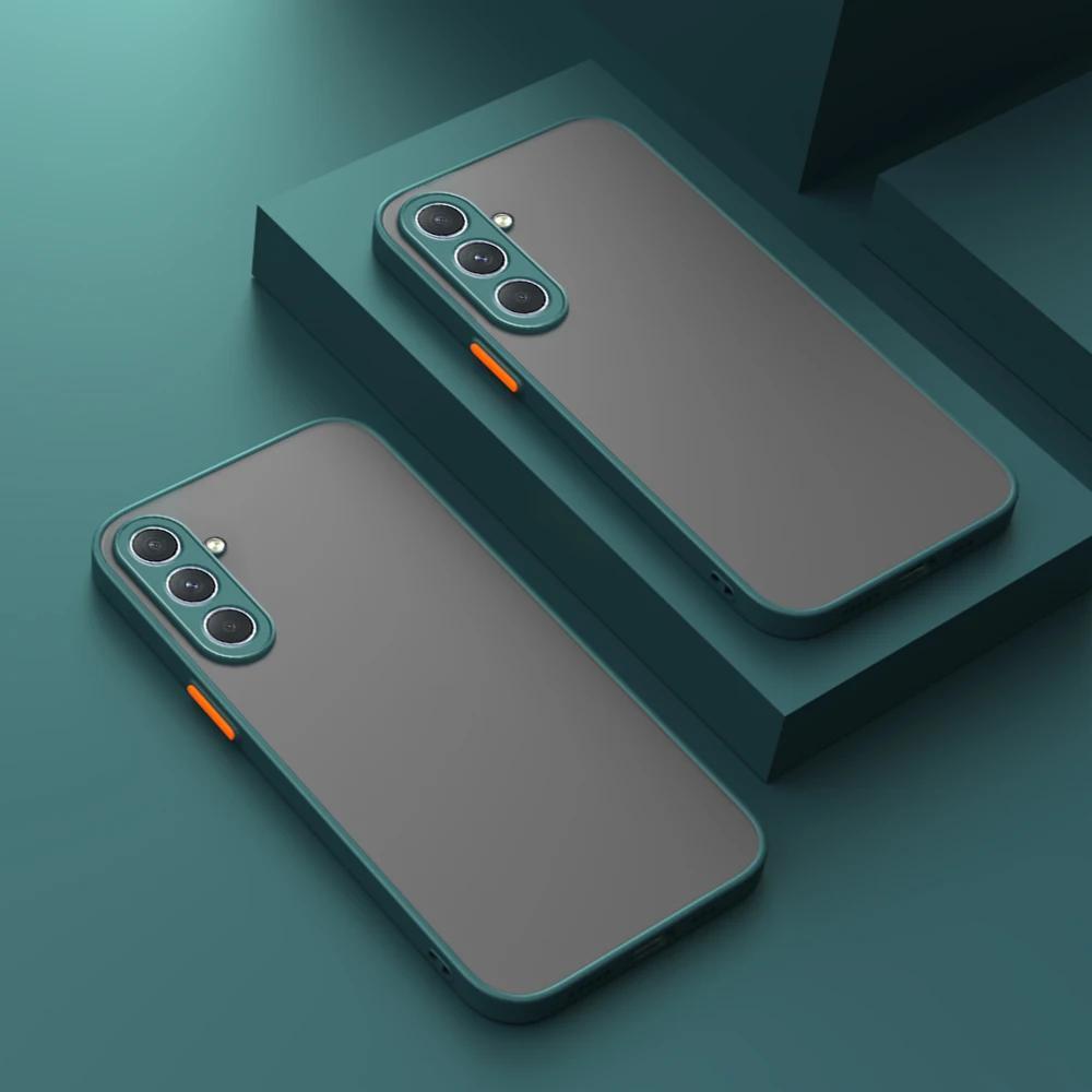 Ultra-Thin Matte Phone Case - Basic Cases for Samsung A15 5G with Shockproof Bumper, Hard Protective Cover, and Scratch-Resistant Design for Everyday Protection