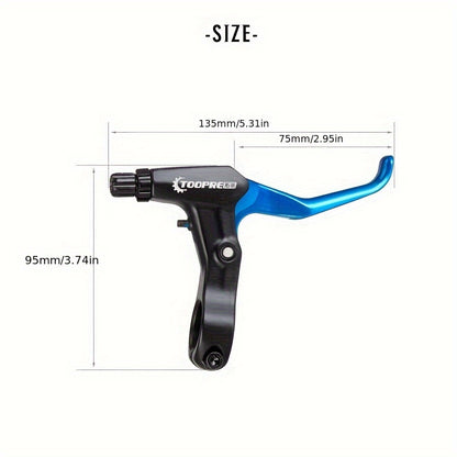 Ultra Light Mountain Bike Brake Handle - V Brake/Disc Brake, Aluminum Alloy Hydraulic Disc Brake for Smooth Stopping Power