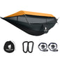 GEERTOP 3in 1 Outdoor Hammock with Mosquito Net Sun Shelter, Double Sleep Rest Camping Hammock for Backpacking Travel Garden Park