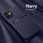 Litchi Pattern PU Leather Phone Case For Iphone15promax With Built-in Magnetic Suction 14 Promax Luxury Style 11 PU Leather 13 Promax Full Package Fall Protection Case