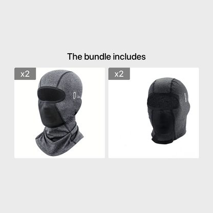 Breathable & Warm Motorcycle Riding Neck Gaiter - Adjustable Ear Loops, Full Face Coverage for Winter, Skiing, And Street Bikes, Skiing Accessory, Sleek Design, Flexible Fit