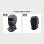 Breathable & Warm Motorcycle Riding Neck Gaiter - Adjustable Ear Loops, Full Face Coverage for Winter, Skiing, And Street Bikes, Skiing Accessory, Sleek Design, Flexible Fit