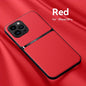 Litchi Pattern PU Leather Phone Case For Iphone15promax With Built-in Magnetic Suction 14 Promax Luxury Style 11 PU Leather 13 Promax Full Package Fall Protection Case