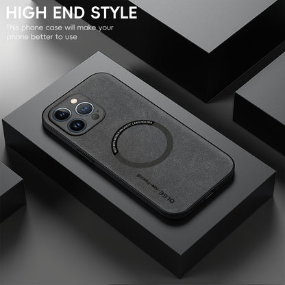 Yamba Artificial Leather Magnetic Phone Case Suitable For IPhone 15promax/15pro/15plus/15/14pro/13pro/13/12 Protective Case