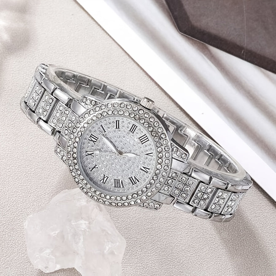 1 Piece Of Ladies' Quartz Watch And 6 Pieces Of Jewelry