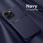 Litchi Pattern PU Leather Phone Case For Iphone15promax With Built-in Magnetic Suction 14 Promax Luxury Style 11 PU Leather 13 Promax Full Package Fall Protection Case