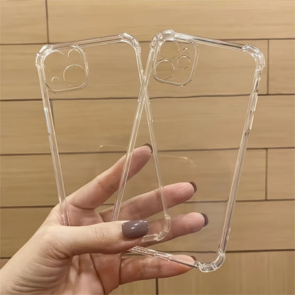Universal Transparent TPU Material Phone Case For IPhone 15/14/13/12/11/XS/XR/X/8/7/S/Mini/Plus/Pro Max/SE