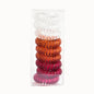 [No Crease Hair Ties] 9 Pcs No Crease Spiral Hair Ties | Coil Hair Ties, Phone Cord Hair Ties, Women Ponytail Holder Elastics