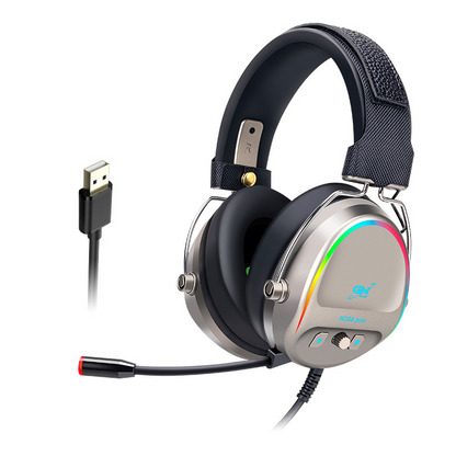 RGB Wired Gaming Headset with Microphone