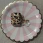 Stylish Leopard Print Earphone Sleeve with Hanging Chain - Perfect for Airpod1/2!