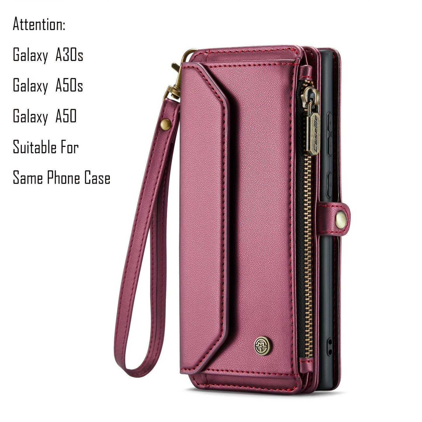 New Wallet Phone Case Wrist Shoulder Strap Lanyard Flip Magnetic Clasp Card Holder Kickstand Women Small Crossbody Handbag For Samsung Galaxy Note10+ 20 S24 S23 S22 S21 S20 S10 Plus Ultra FE Coin Purse A01 A04 A12 A13 A14 A22