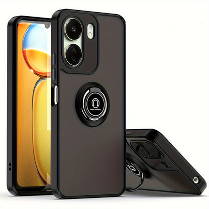 Shockproof Case For Xiaomi For Redmi 13C 12C 12 4G 12 5G Back Phone Case Cover With Car Holder