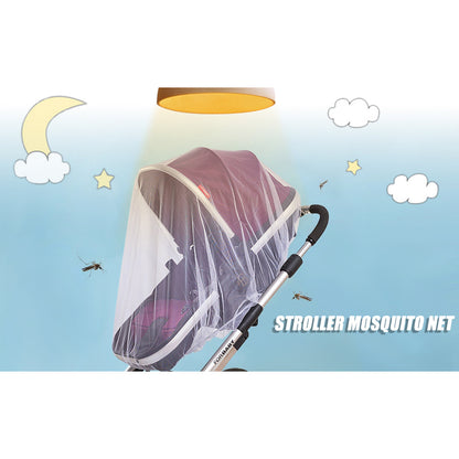 Portable Mosquito Net Suitable for Strollers, Bassinets & Cradles - Breathable Baby Bug Proof Net for Travel, Durable & Machine-Washable Mosquito Net for Stroller, Playard, Pack N Play, for stroller Mosquito Net (for stroller
