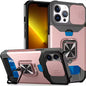 Heavy-Duty Shockproof Phone Case with a Metal Stand And Card Slot, Compatible with for iphone 17 Pro Max, 16 Pro Max, 15 Pro Max, And 14 Pro Max.