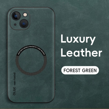 Yamba Artificial Leather Magnetic Phone Case Suitable For IPhone 15promax/15pro/15plus/15/14pro/13pro/13/12 Protective Case