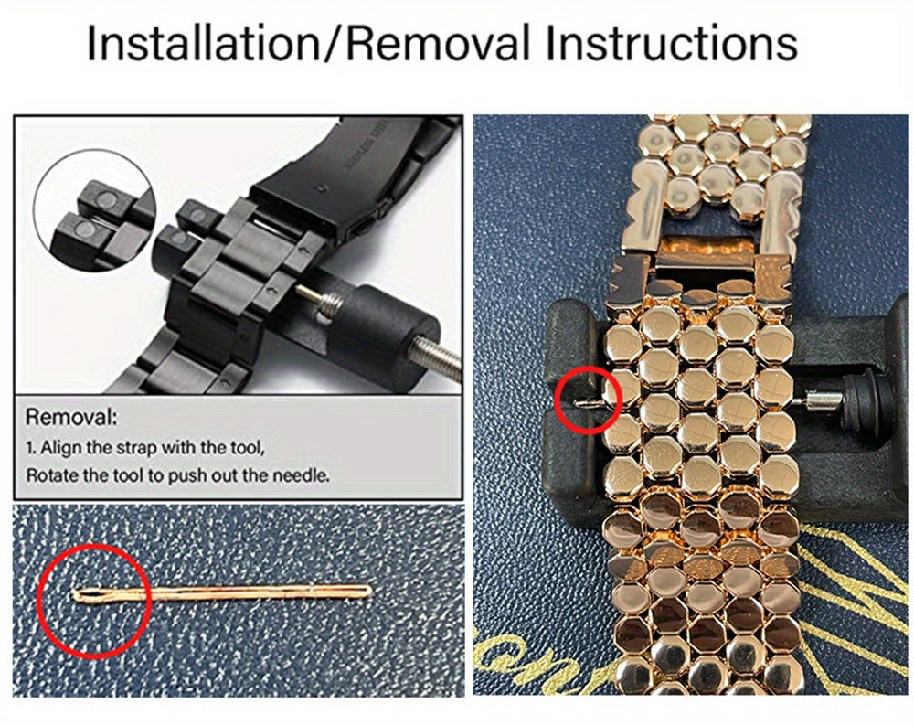 Fashionable Stainless Steel Apple Watch Strap | Series 3 to Ultra | Secure Jewelry Clasp | Perfect Gift Choice