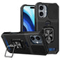 Heavy-Duty Shockproof Phone Case with a Metal Stand And Card Slot, Compatible with for iphone 17 Pro Max, 16 Pro Max, 15 Pro Max, And 14 Pro Max.