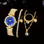1 Piece Of Ladies' Quartz Watch And 6 Pieces Of Jewelry