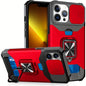 Heavy-Duty Shockproof Phone Case with a Metal Stand And Card Slot, Compatible with for iphone 17 Pro Max, 16 Pro Max, 15 Pro Max, And 14 Pro Max.