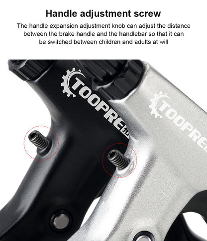 Ultra Light Mountain Bike Brake Handle - V Brake/Disc Brake, Aluminum Alloy Hydraulic Disc Brake for Smooth Stopping Power