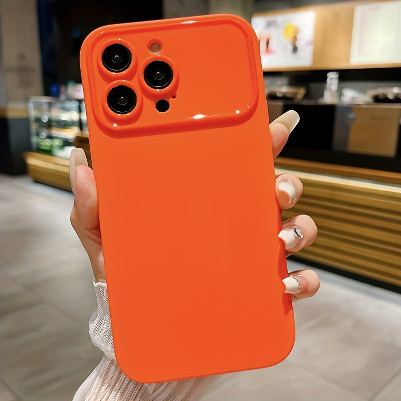 Luxury Solid Color TPU Shockproof Phone Case For IPhone 14 Pro Max 13 12 15 Pro Max Lens Protection Bumper Rear Cover For IPhone 11 Pro Max X XS XR 8 7 Plus Case