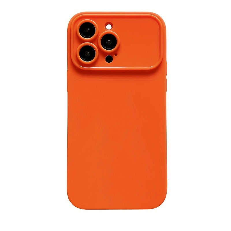 Luxury Solid Color TPU Shockproof Phone Case For IPhone 14 Pro Max 13 12 15 Pro Max Lens Protection Bumper Rear Cover For IPhone 11 Pro Max X XS XR 8 7 Plus Case