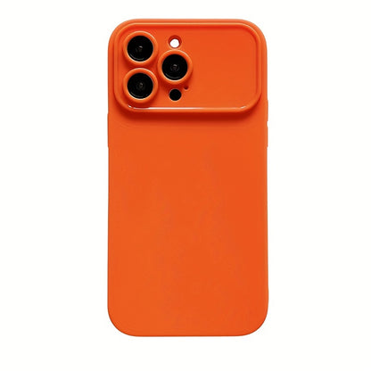 Luxury Solid Color TPU Shockproof Phone Case For IPhone 14 Pro Max 13 12 15 Pro Max Lens Protection Bumper Rear Cover For IPhone 11 Pro Max X XS XR 8 7 Plus Case