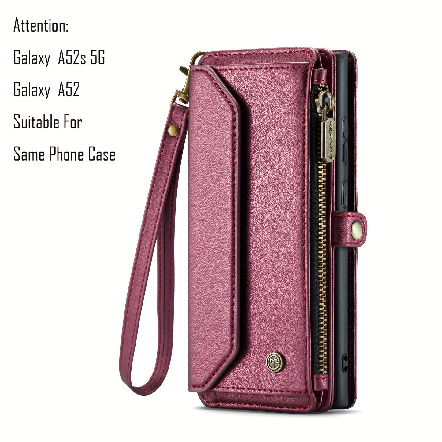New Wallet Phone Case Wrist Shoulder Strap Lanyard Flip Magnetic Clasp Card Holder Kickstand Women Small Crossbody Handbag For Samsung Galaxy Note10+ 20 S24 S23 S22 S21 S20 S10 Plus Ultra FE Coin Purse A01 A04 A12 A13 A14 A22